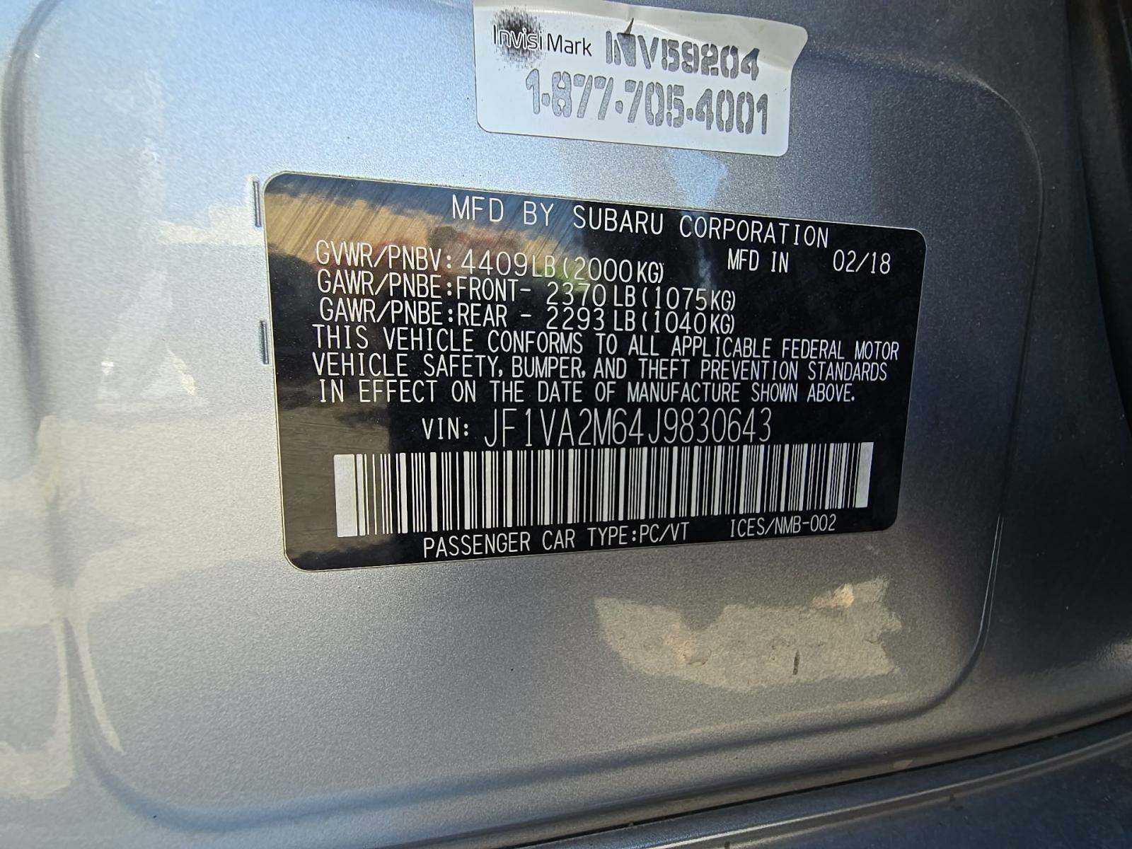 2018 Subaru WRX STi AWD