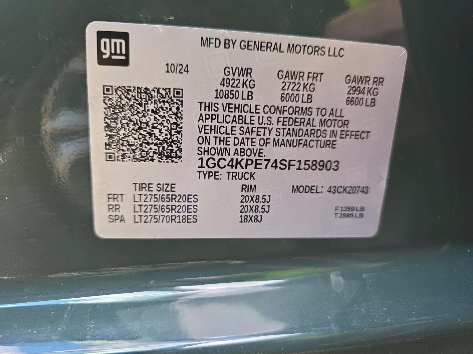 2025 Chevrolet Silverado 2500HD LTZ AWD