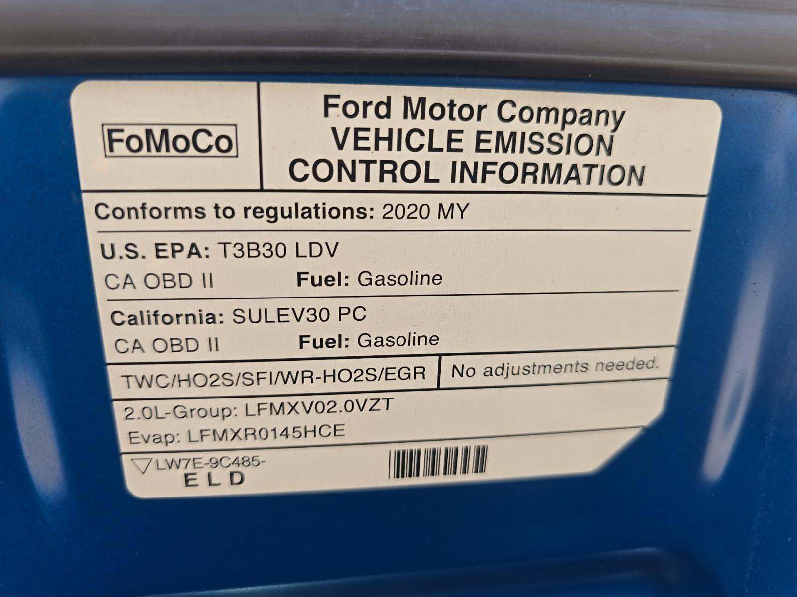 2020 Ford Fusion Hybrid Titanium FWD