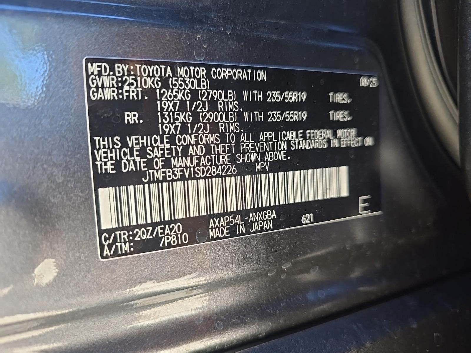 2025 Toyota RAV4 Plug-In Hybrid XSE AWD