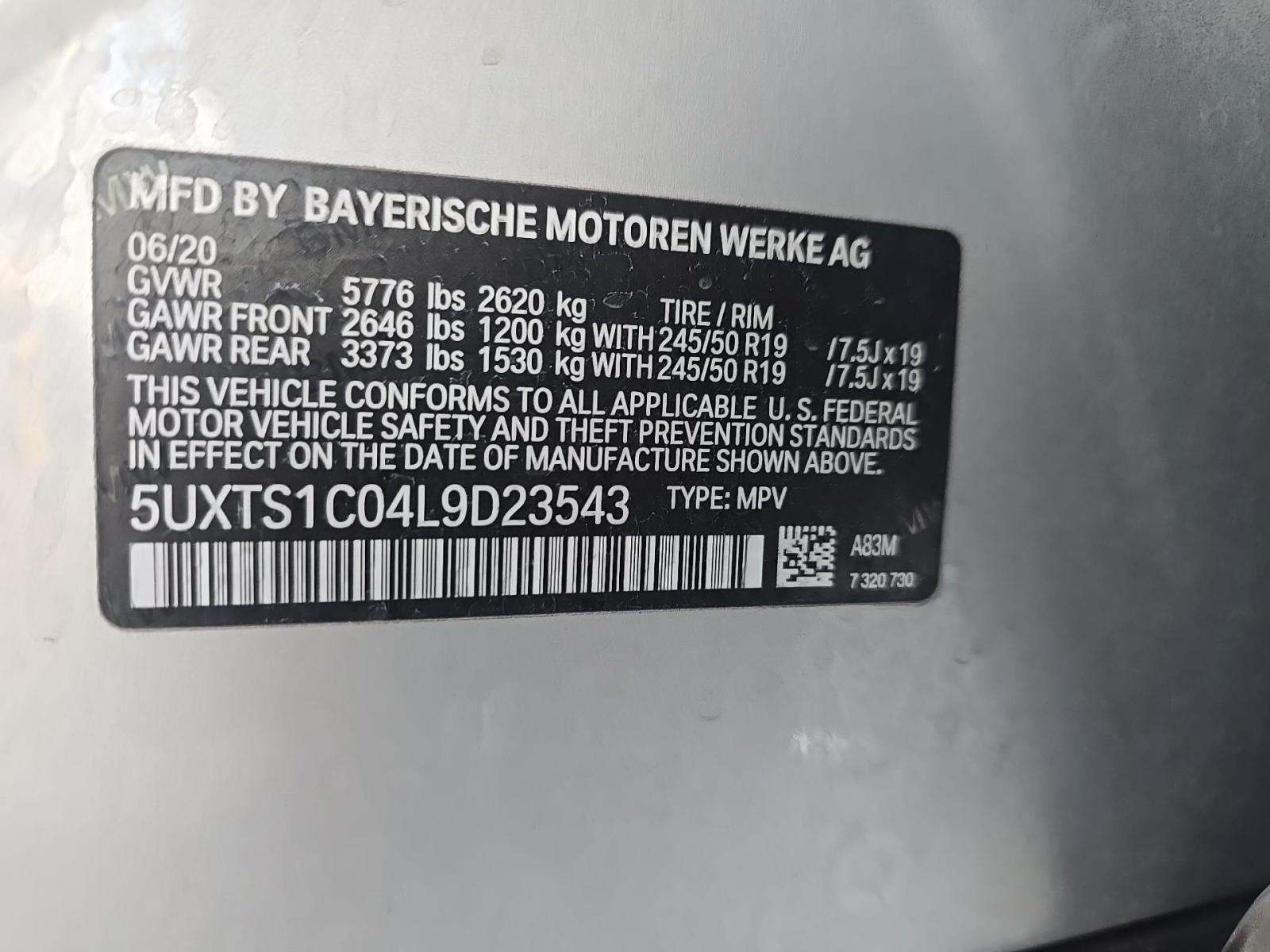 2020 BMW X3 xDrive30e AWD