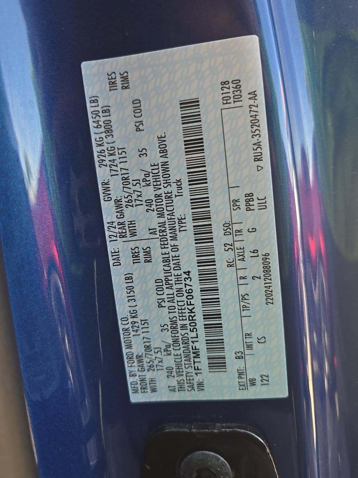 2024 Ford F-150 XL AWD