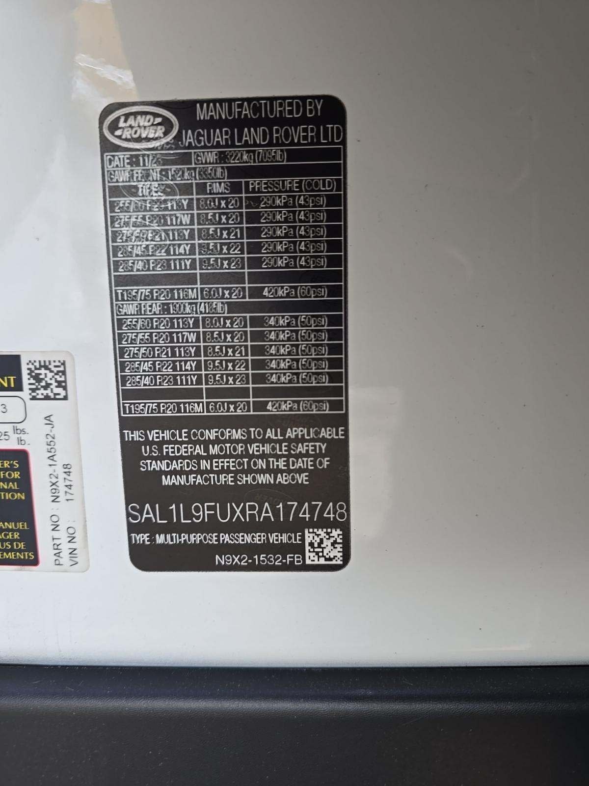 2024 Land Rover Range Rover Sport Dynamic SE AWD