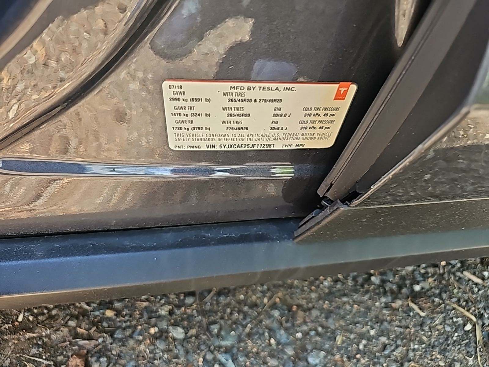 2018 Tesla Model X 75D AWD