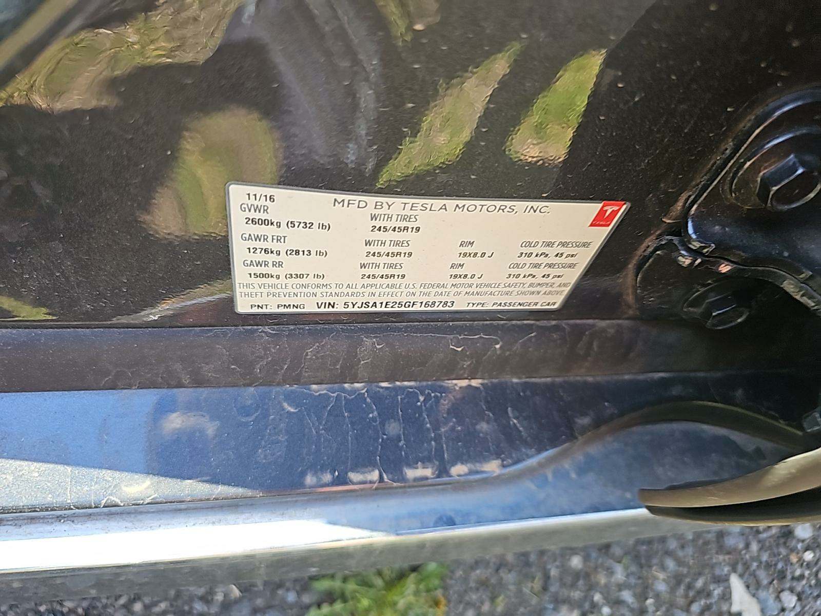 2016 Tesla Model S 75D AWD