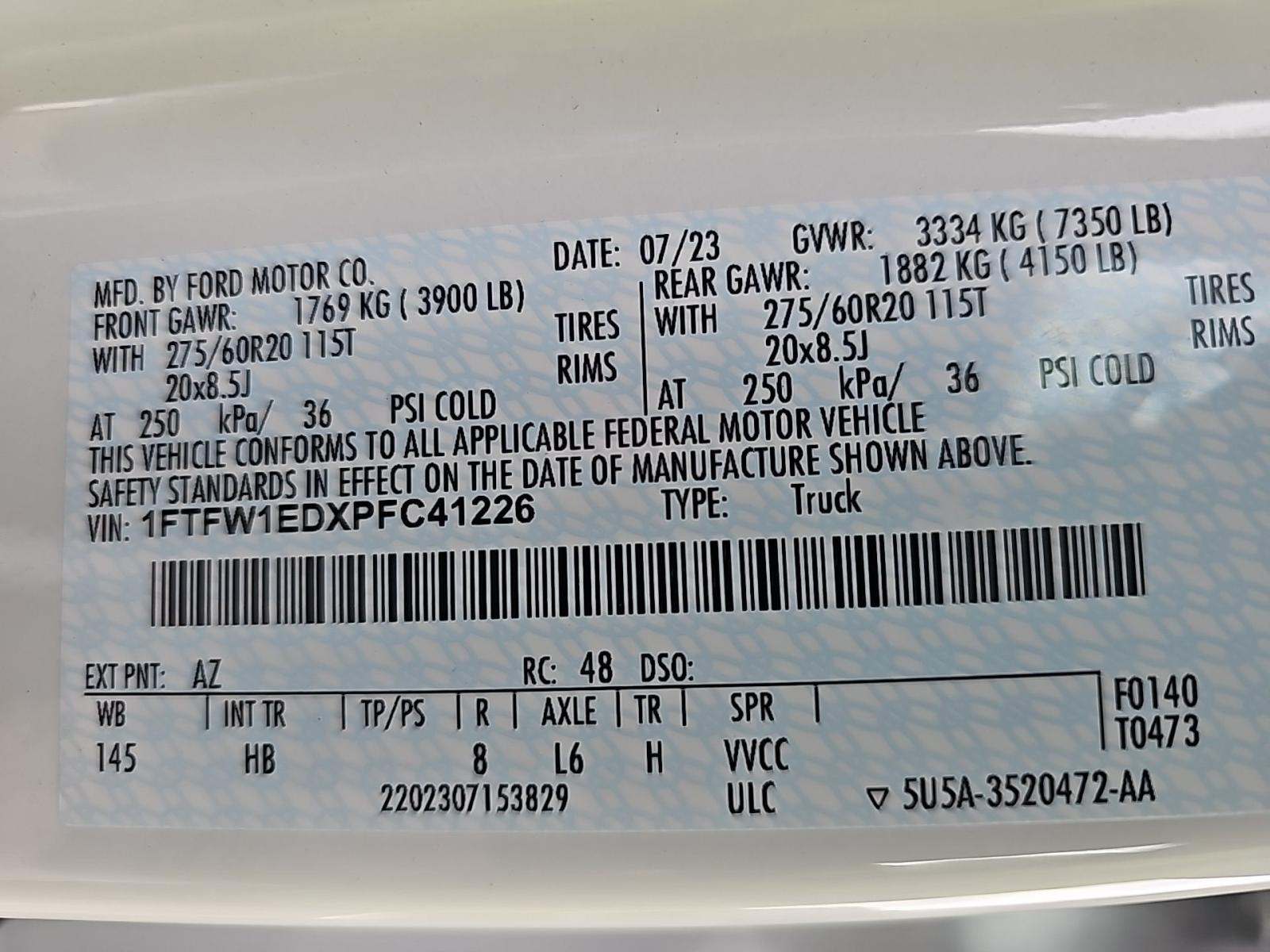 2023 Ford F-150 Hybrid Lariat AWD