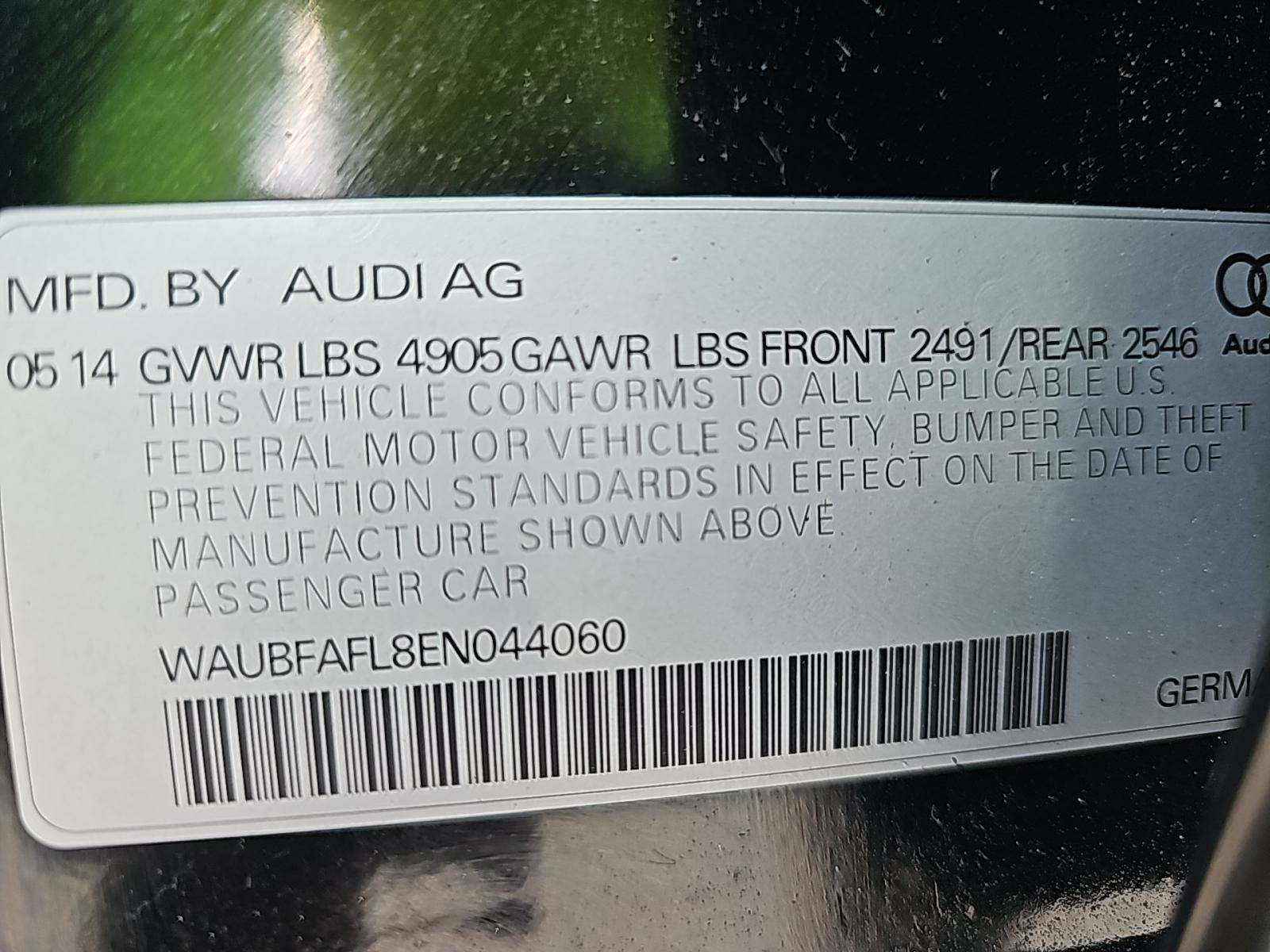 2014 Audi A4 2.0T Premium AWD