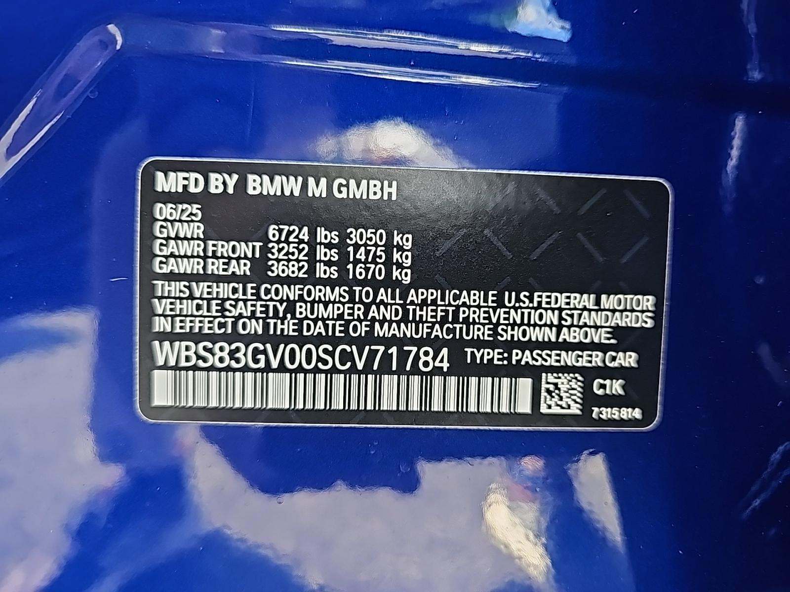 2025 BMW M5 Base AWD