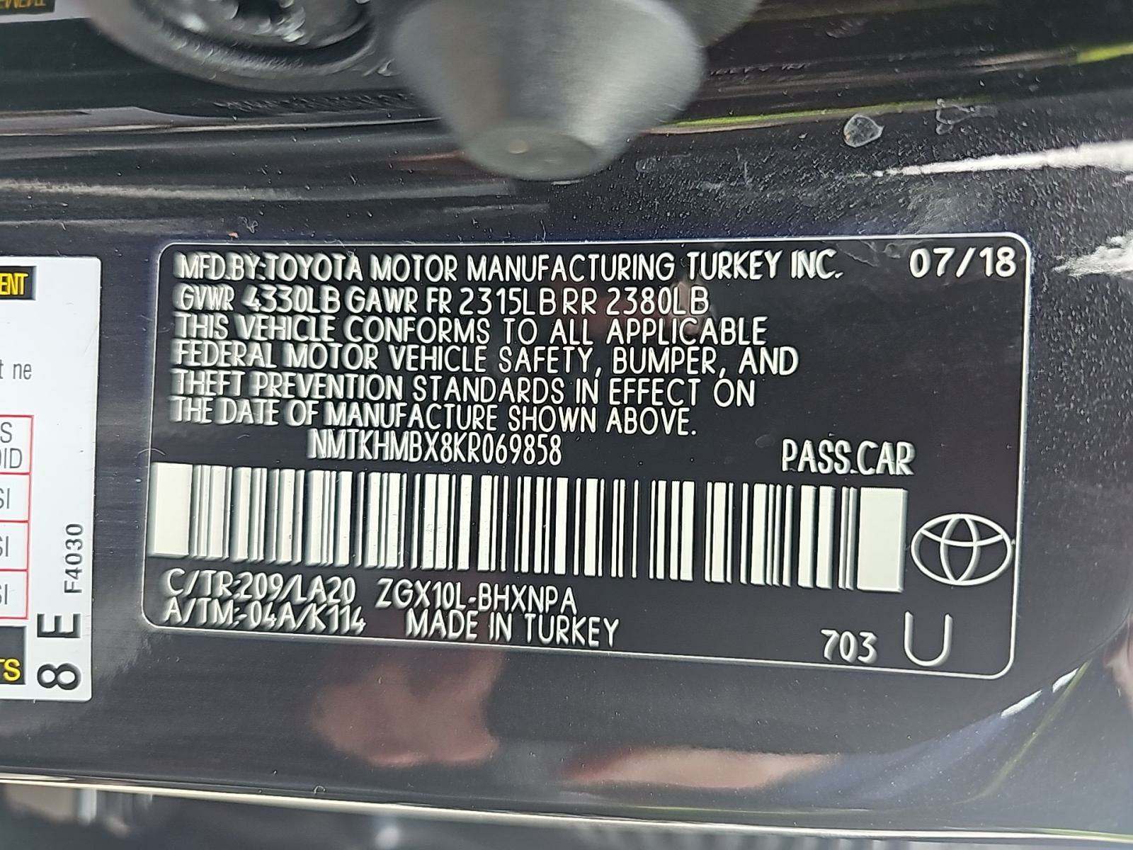 2019 Toyota C-HR Limited FWD