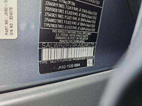 2019 Land Rover Range Rover Sport HSE AWD