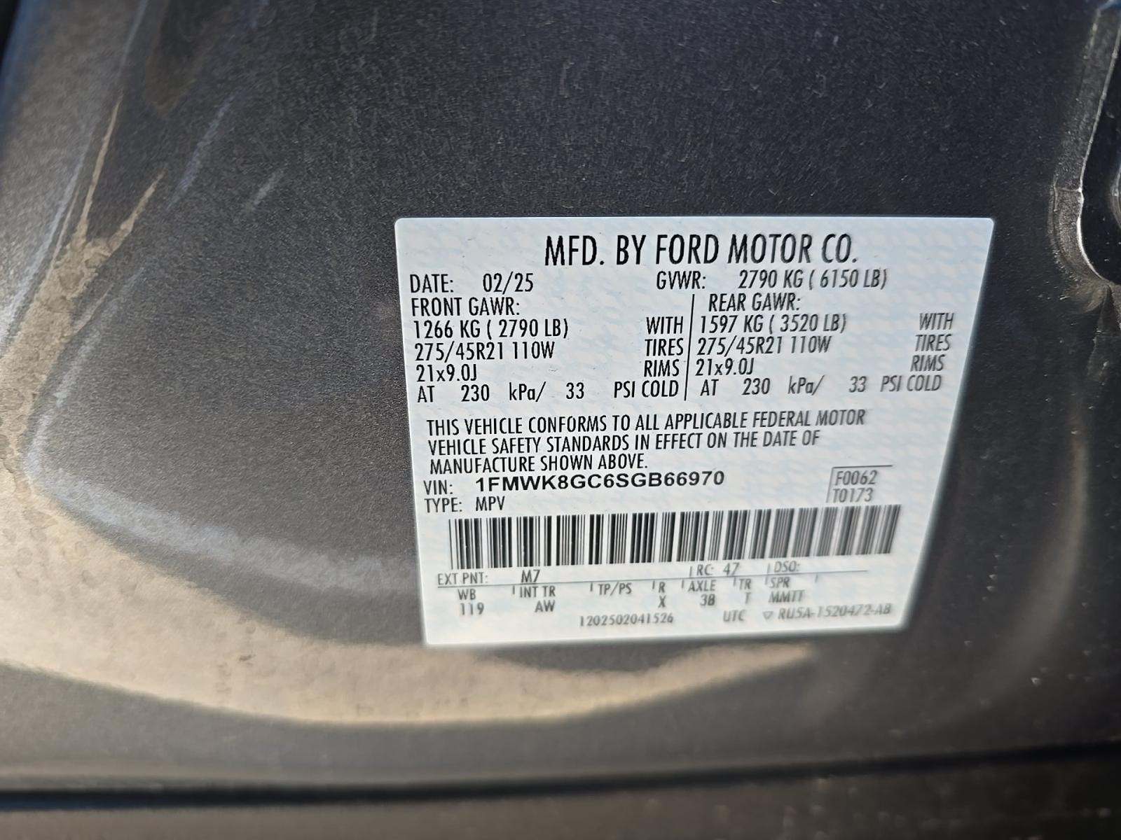 2025 Ford Explorer ST AWD