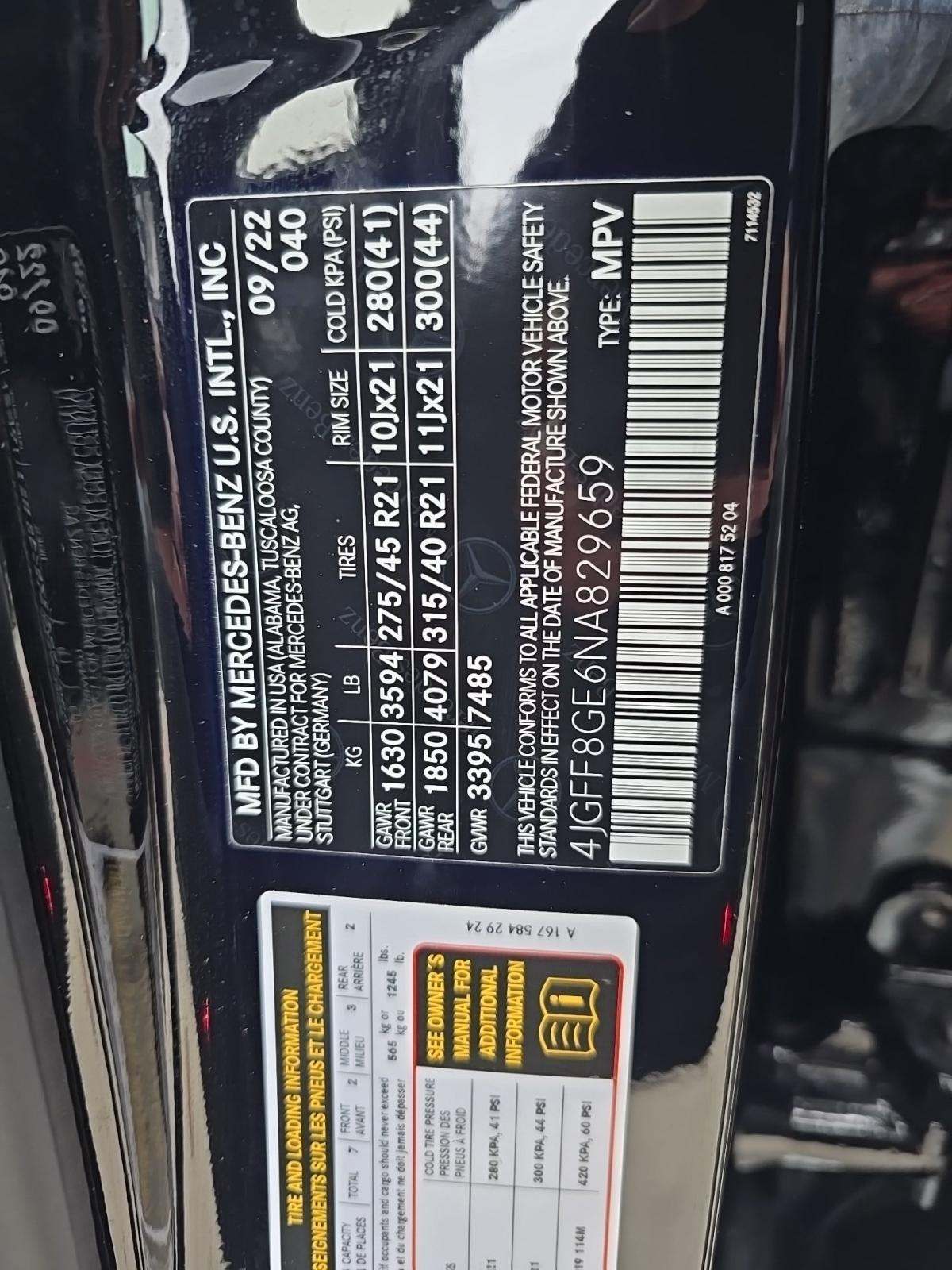 2022 Mercedes-Benz GLS GLS 580 AWD