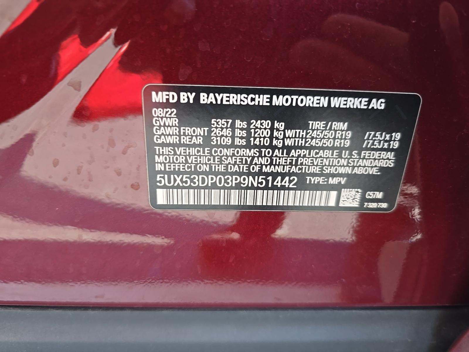 2023 BMW X3 xDrive30i AWD