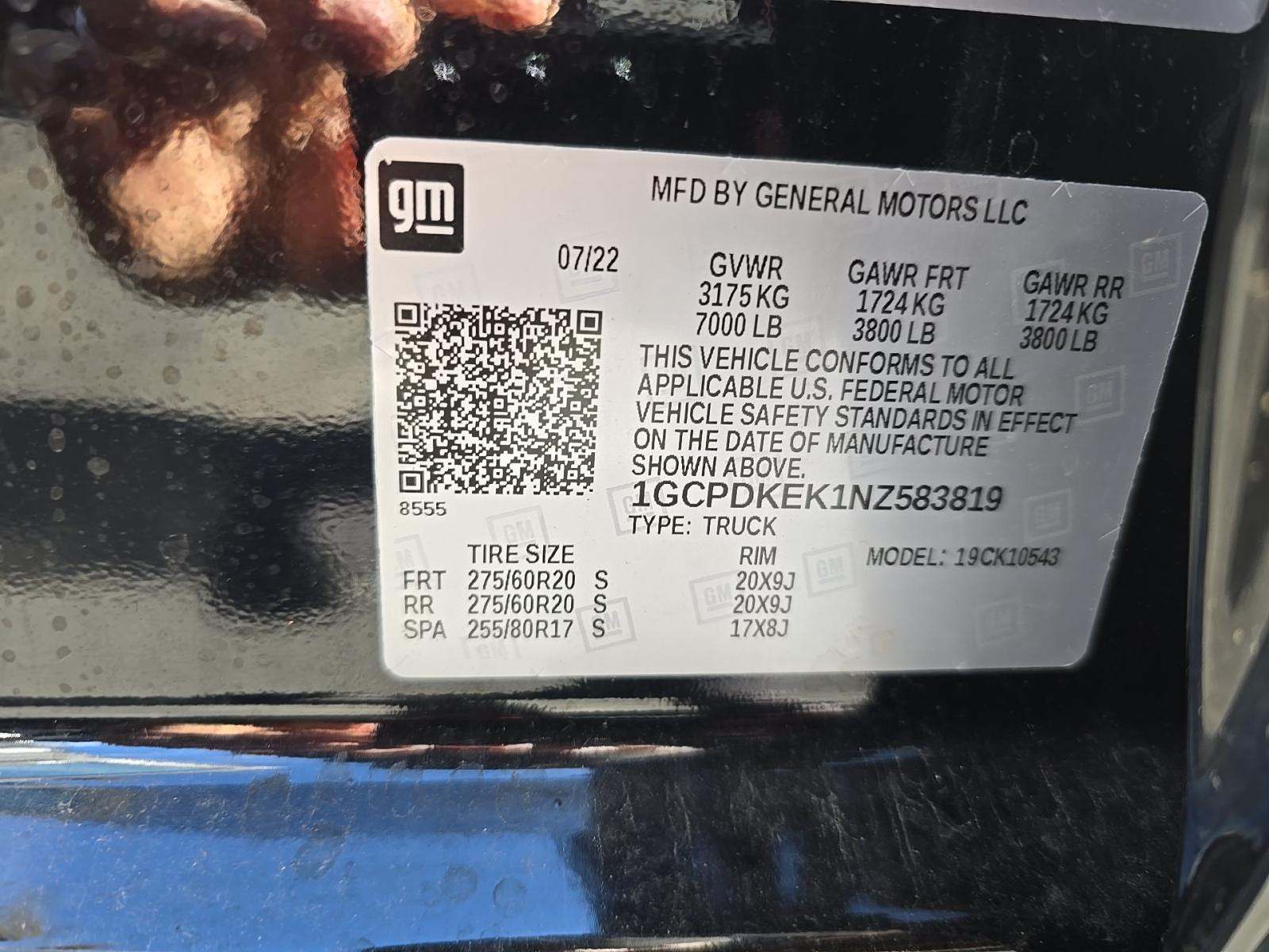 2022 Chevrolet Silverado 1500 LT AWD