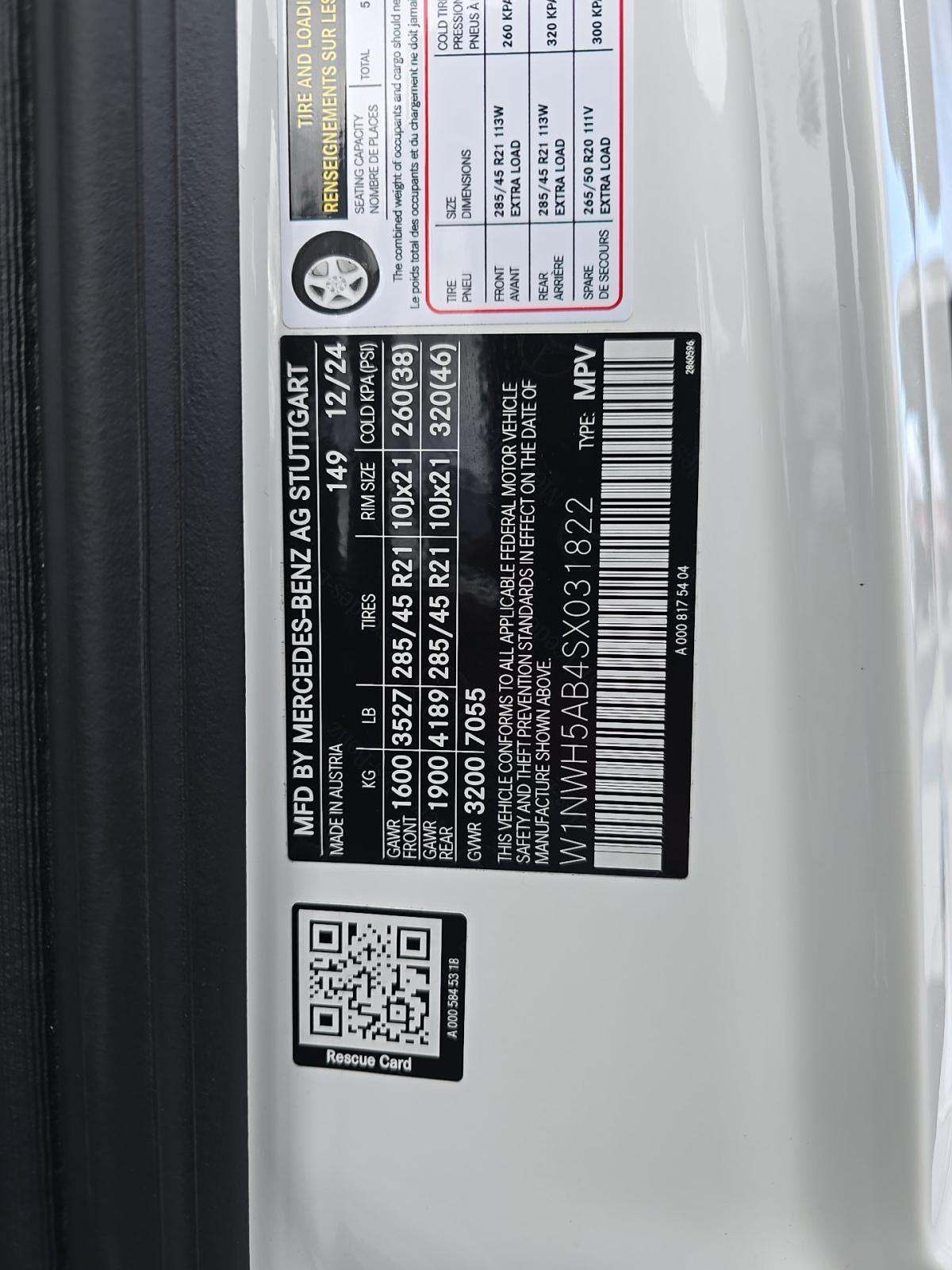 2025 Mercedes-Benz G-Class AMG G 63 AWD