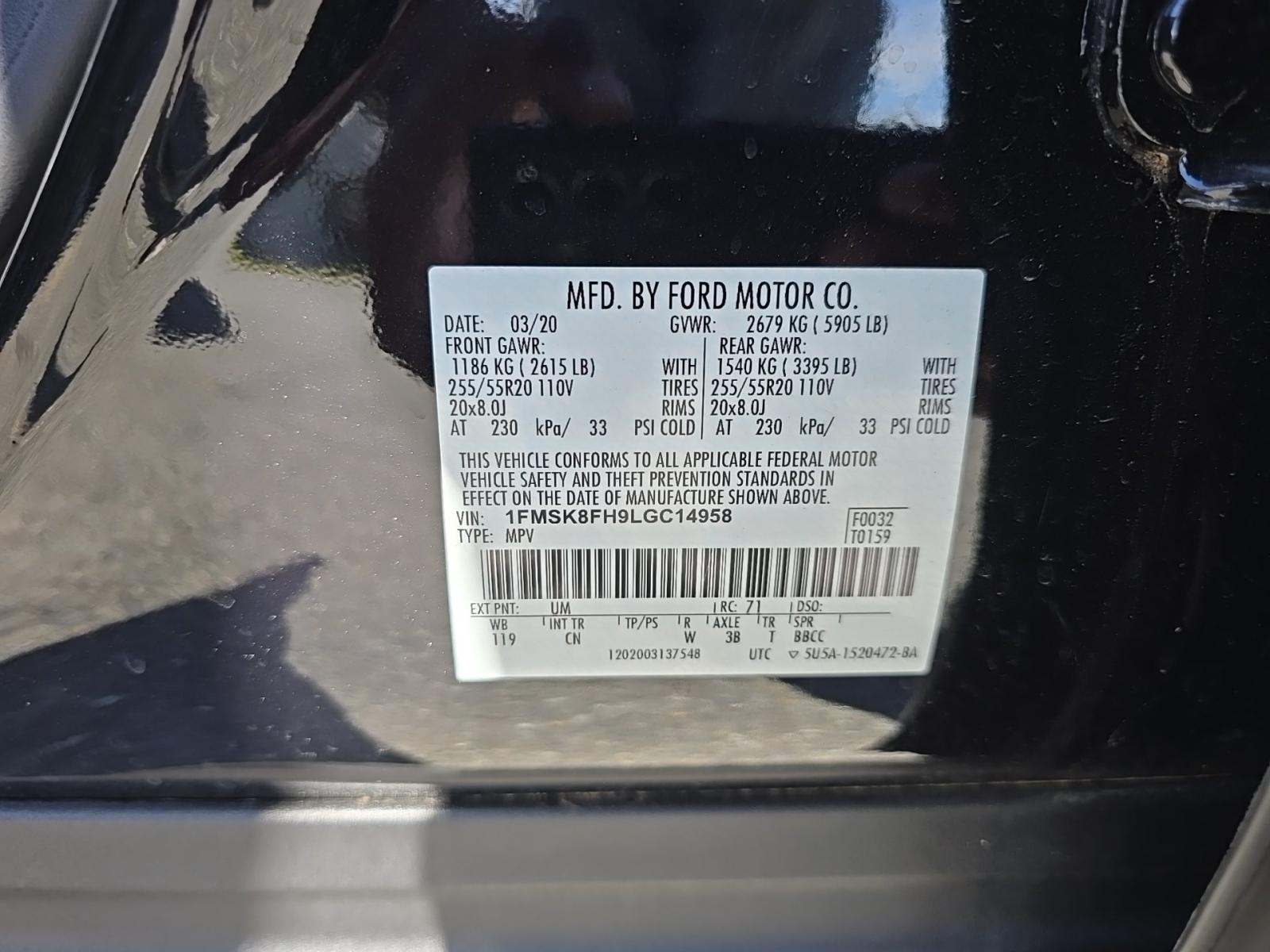 2020 Ford Explorer Limited AWD