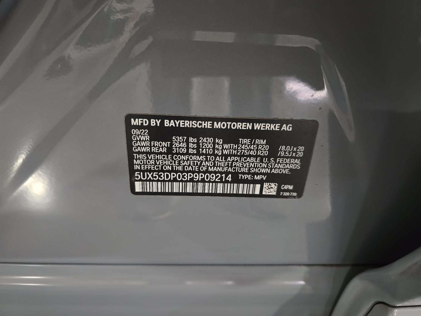 2023 BMW X3 xDrive30i AWD