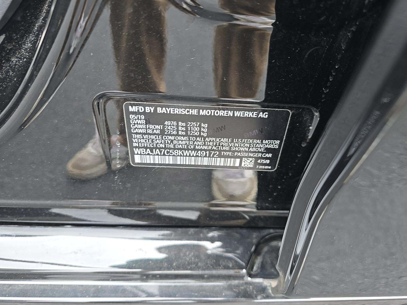 2019 BMW 5 Series 530i xDrive AWD