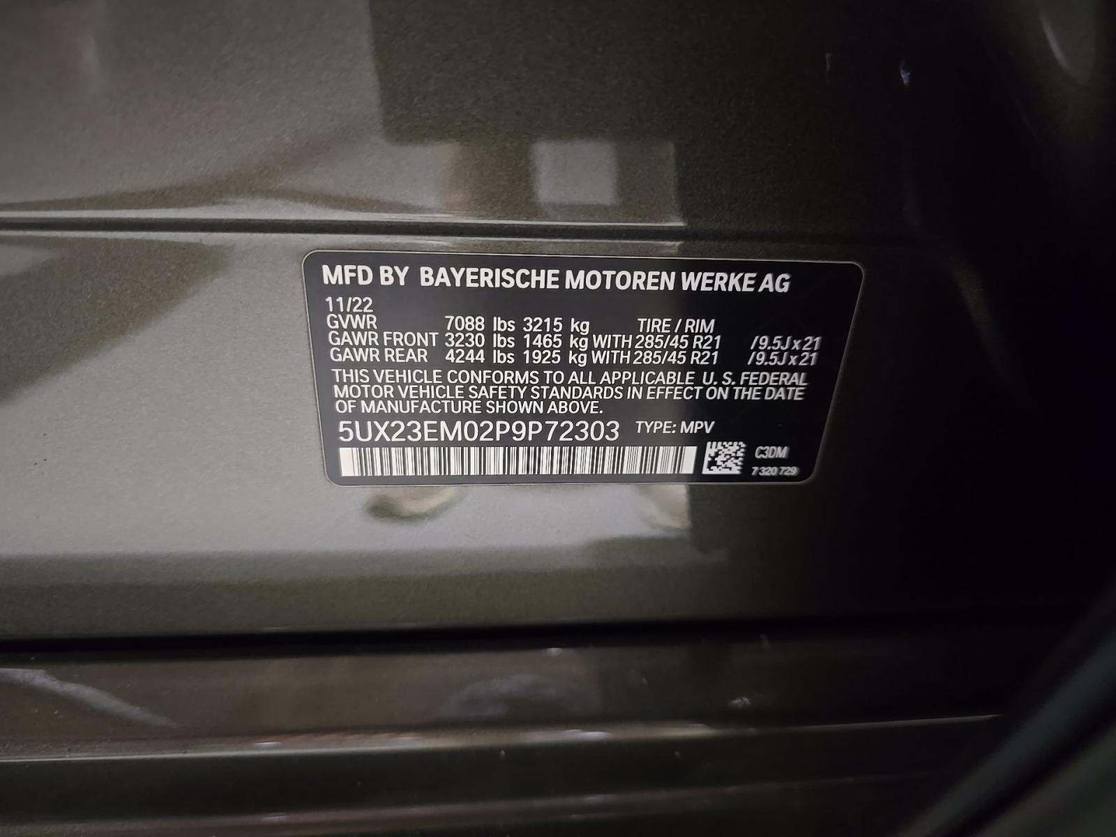 2023 BMW X7 xDrive40i AWD