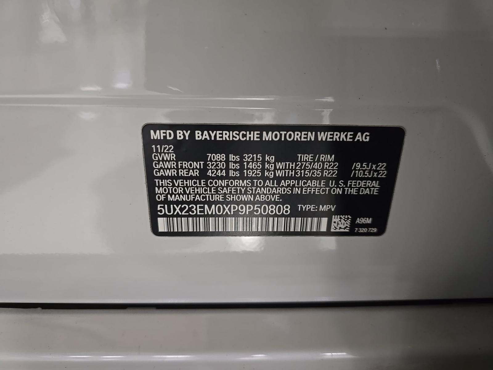 2023 BMW X7 xDrive40i AWD