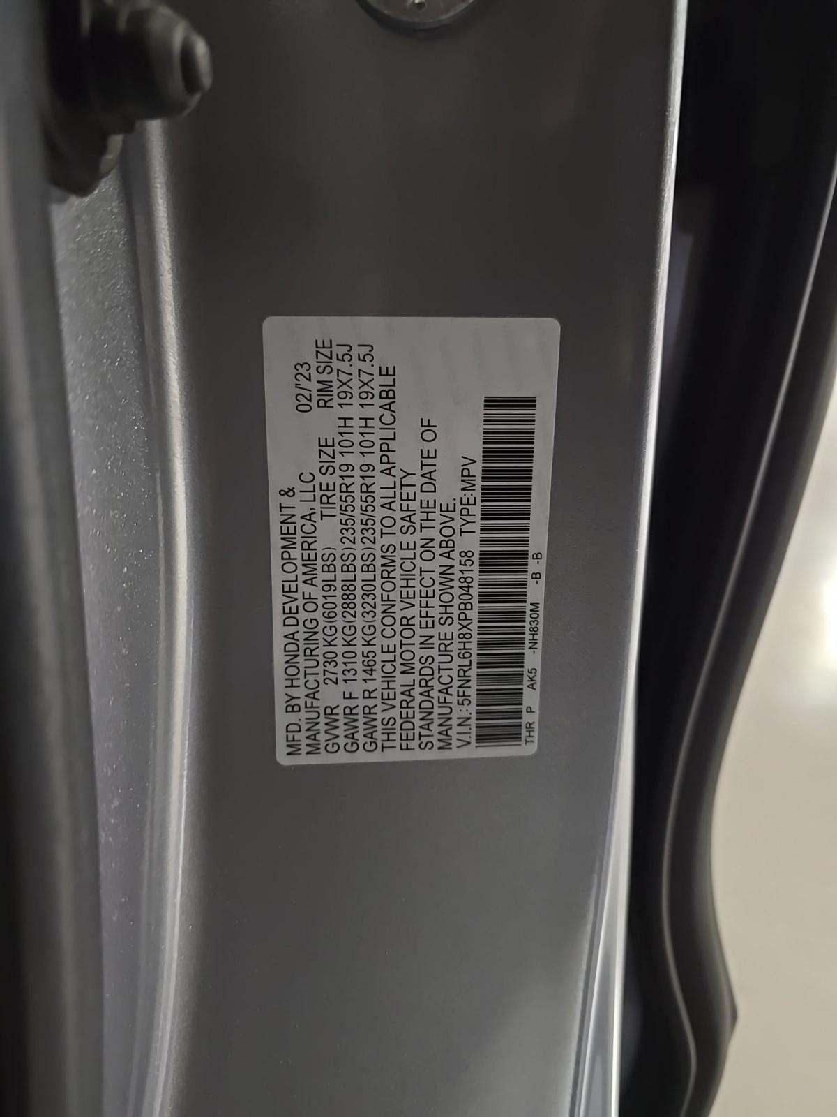 2023 Honda Odyssey Touring FWD