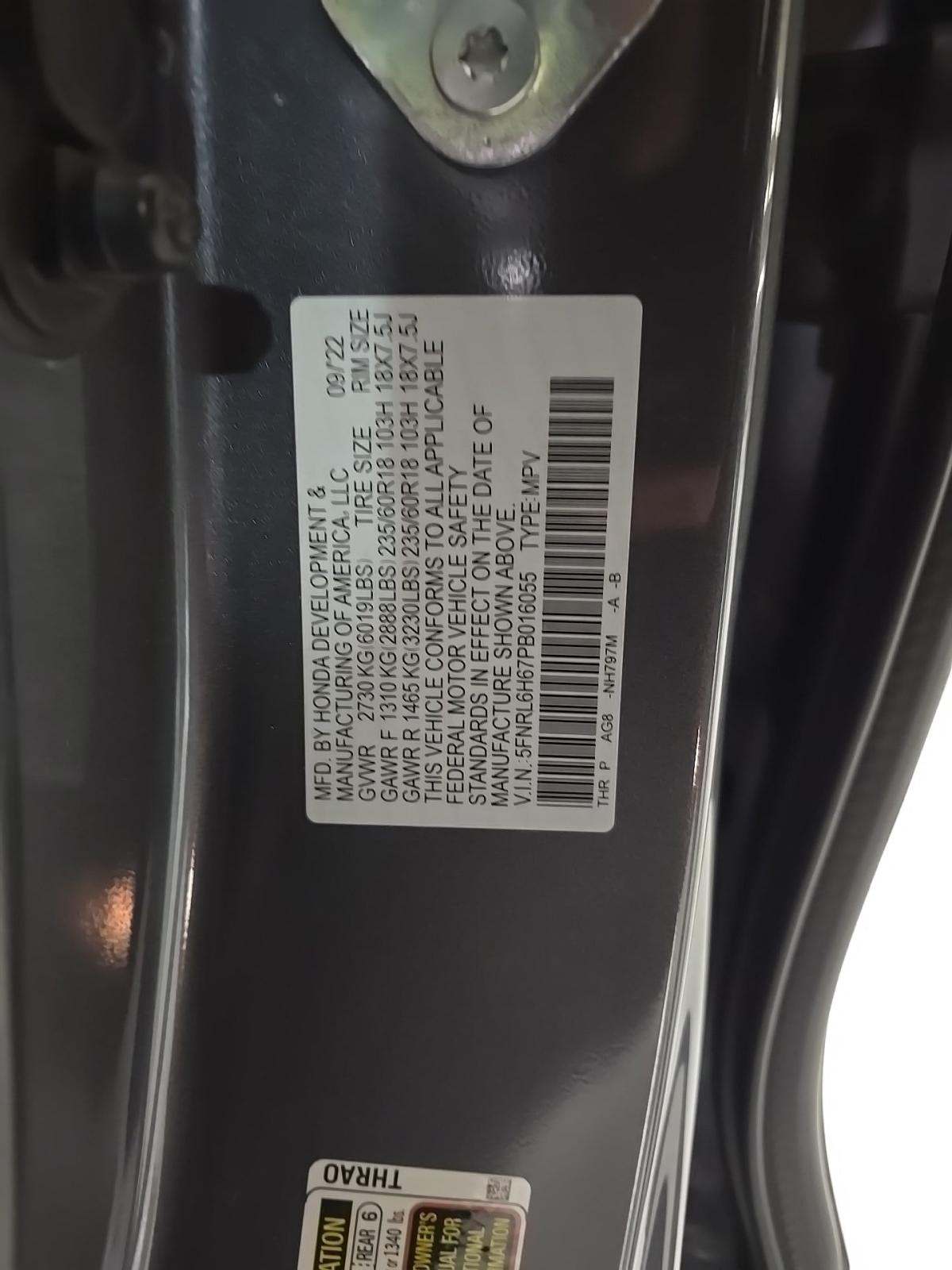 2023 Honda Odyssey EX-L FWD