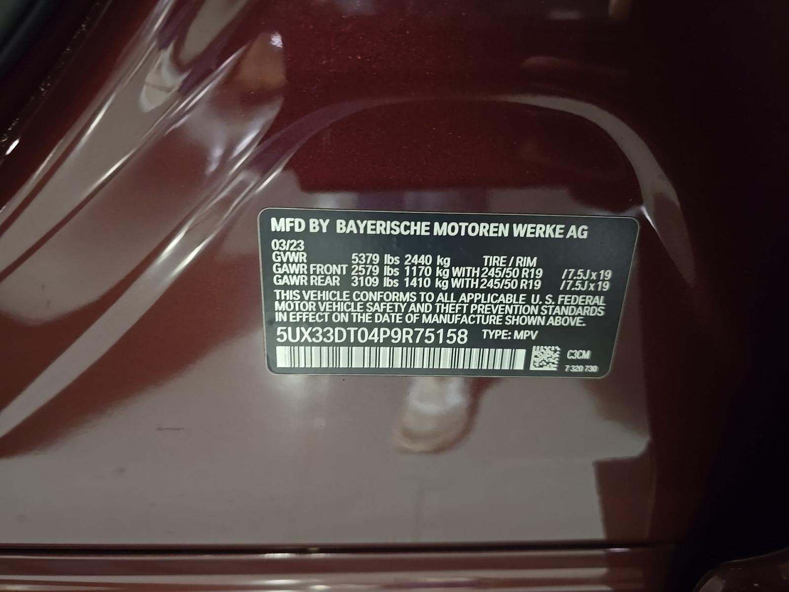 2023 BMW X4 xDrive30i AWD