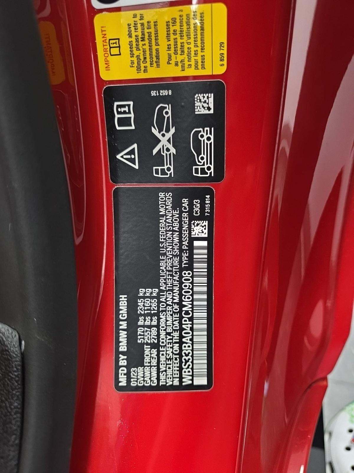 2023 BMW M4 Competition xDrive AWD