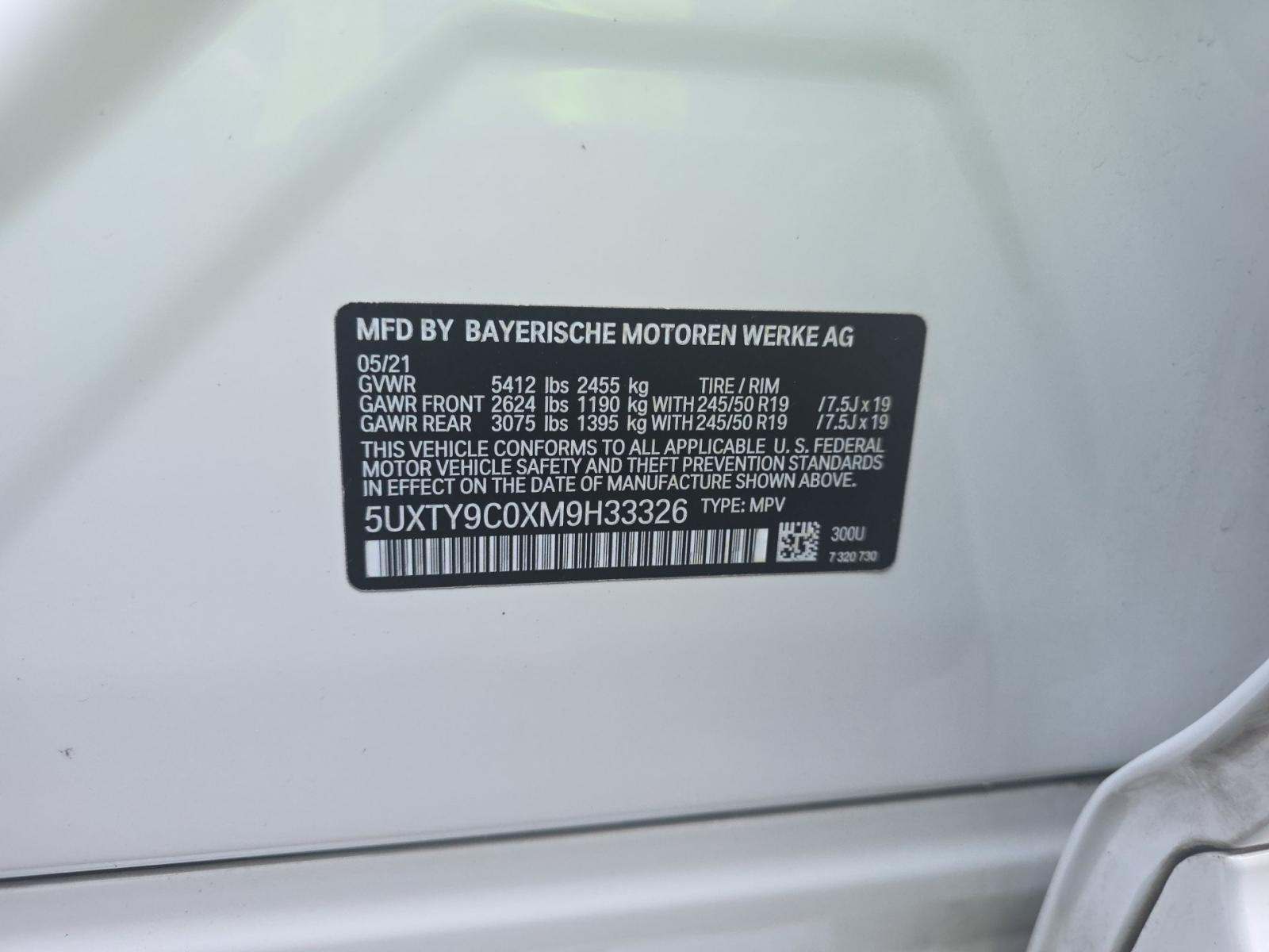 2021 BMW X3 M40i AWD