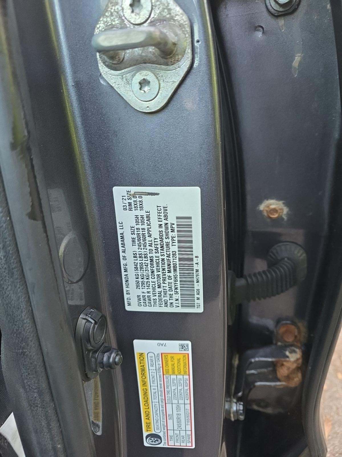 2021 Honda Pilot EX-L AWD