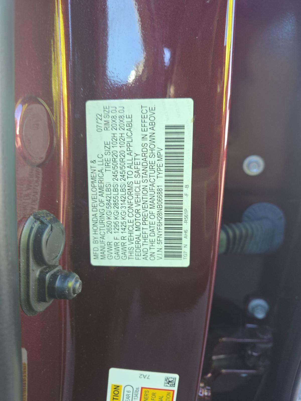 2022 Honda Pilot Special Edition AWD