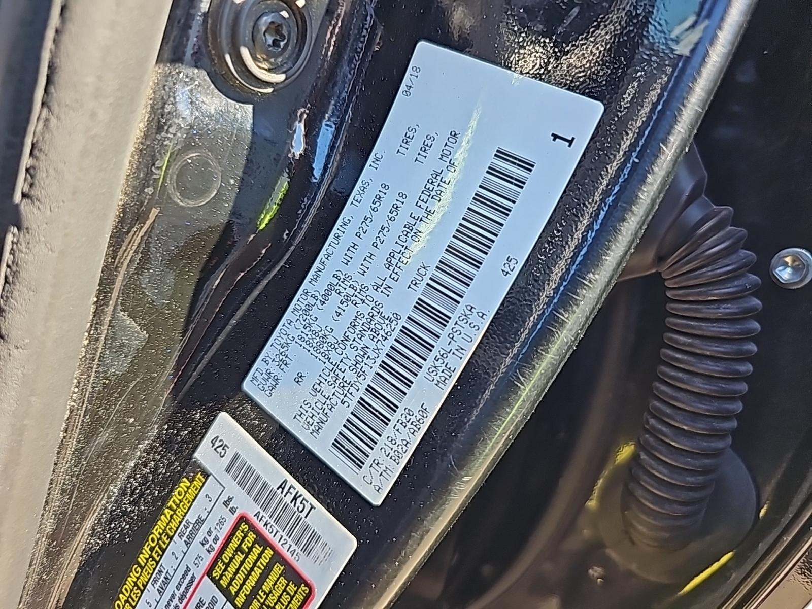 2018 Toyota Tundra SR5 AWD