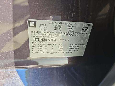 2016 Cadillac Escalade ESV Platinum RWD