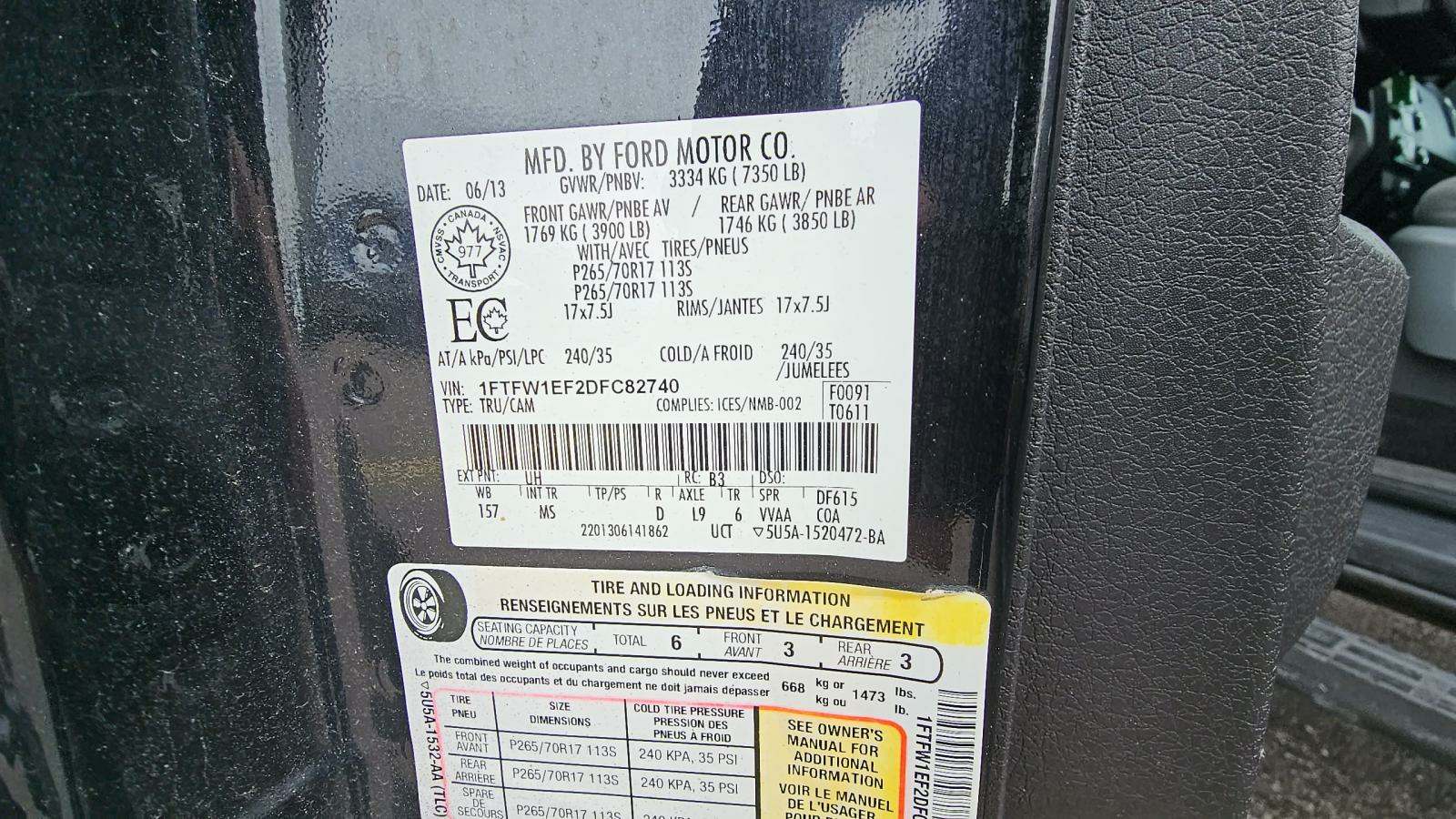 2013 Ford F-150 XLT AWD