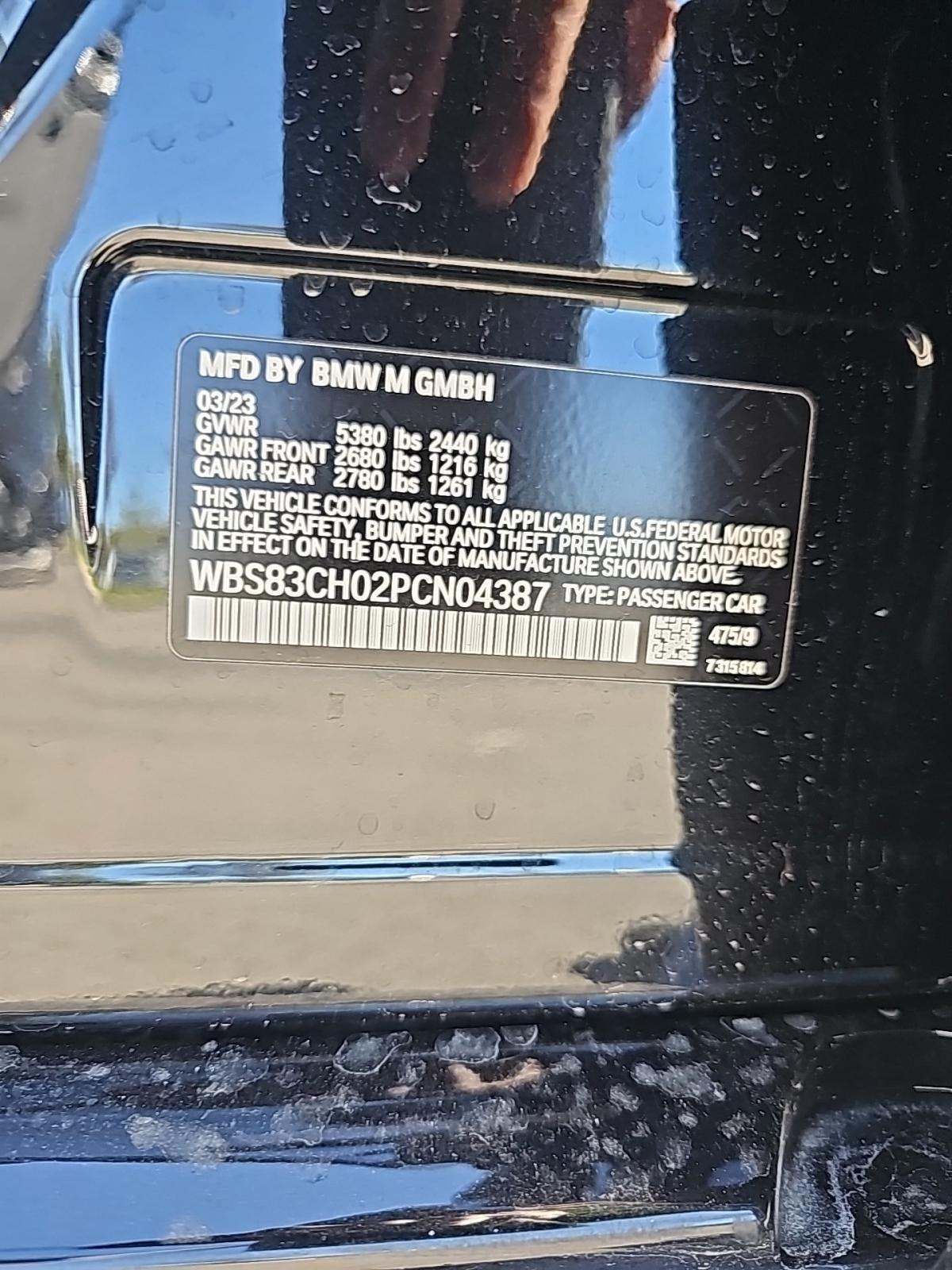 2023 BMW M5 Base AWD