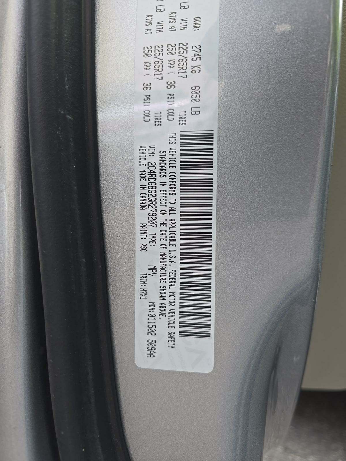 2016 Dodge Grand Caravan SE FWD