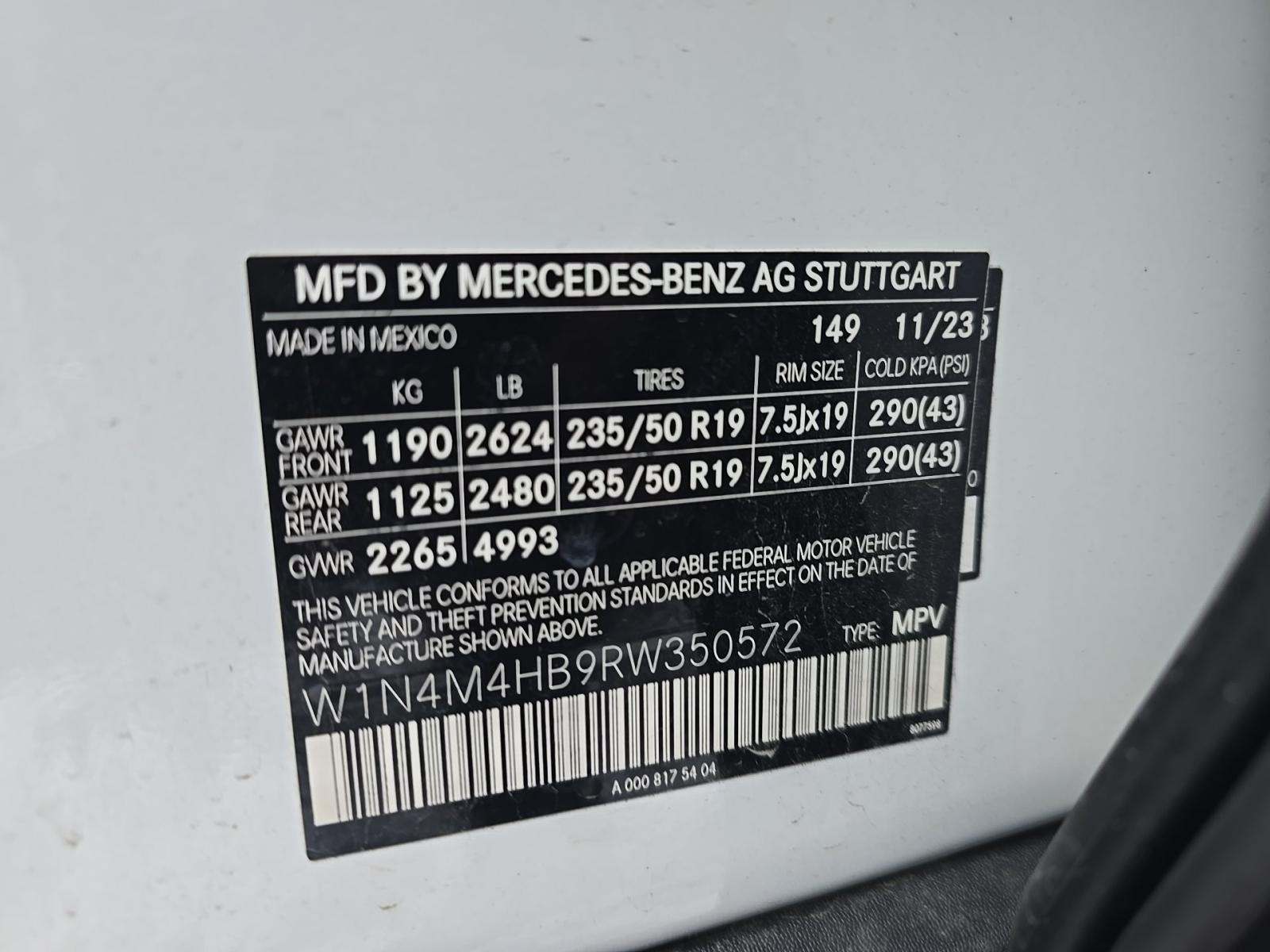 2024 Mercedes-Benz GLB GLB 250 AWD