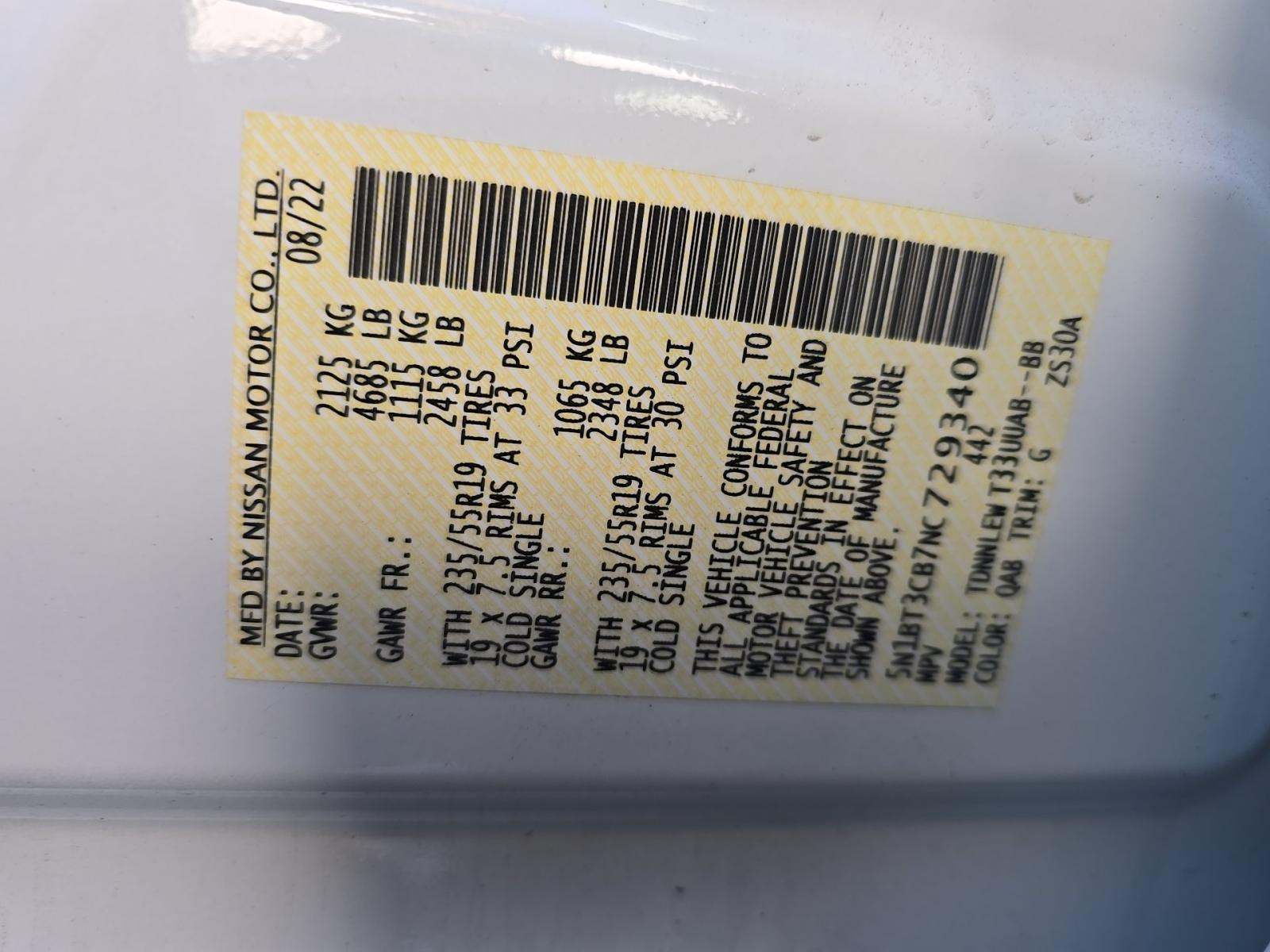 2022 Nissan Rogue SL AWD