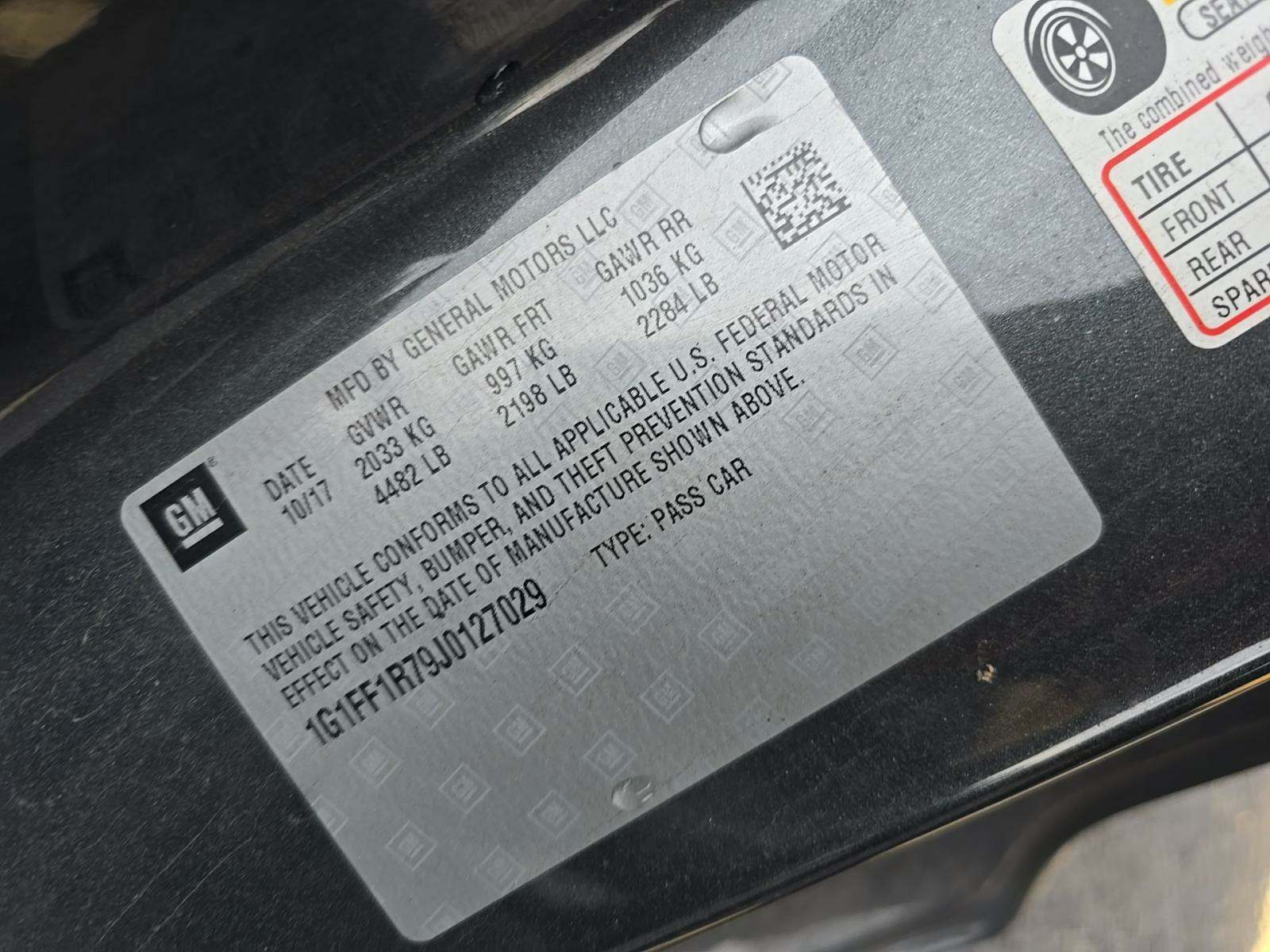 2018 Chevrolet Camaro 1SS RWD