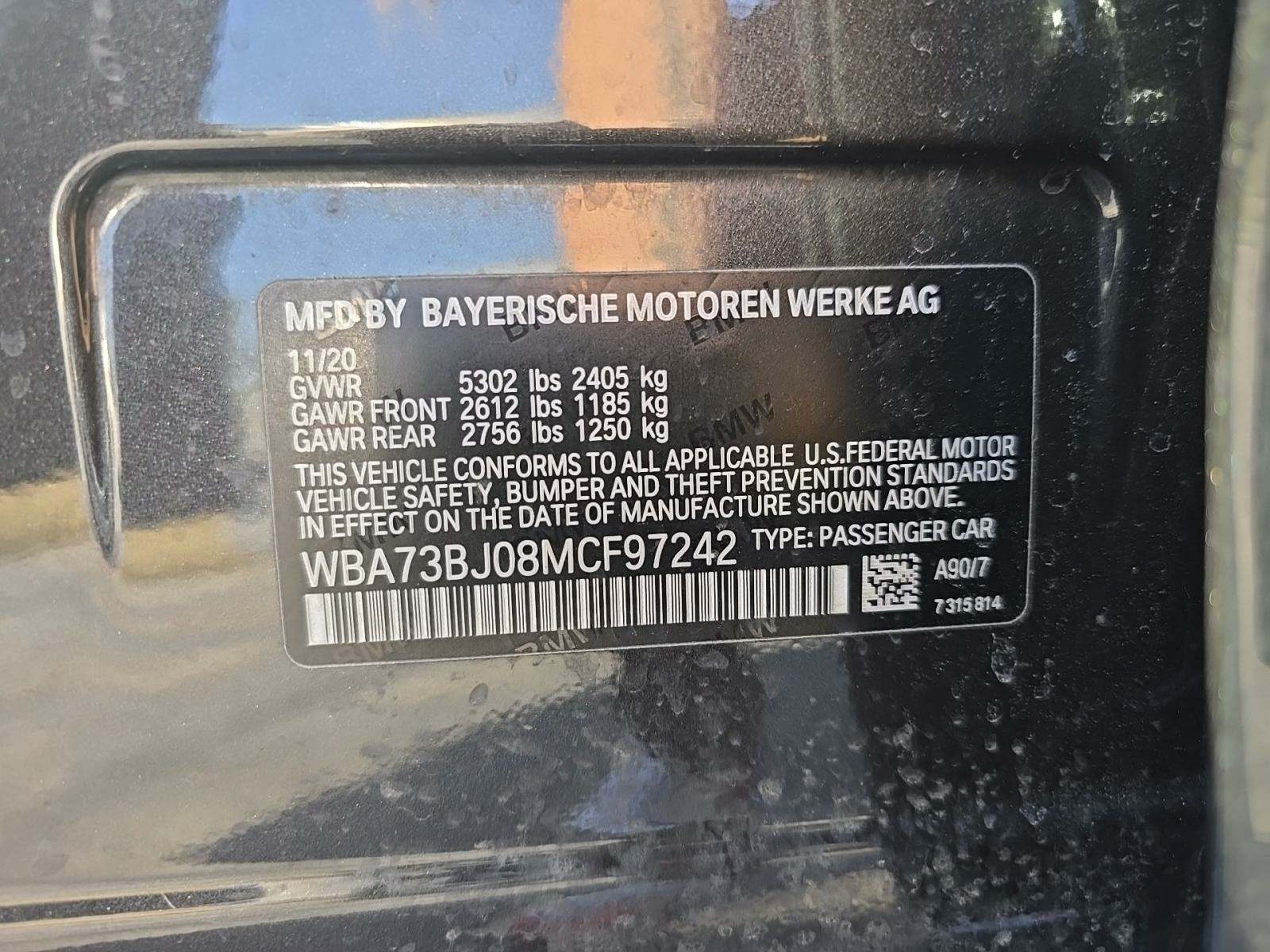 2021 BMW 5 Series 540i xDrive AWD