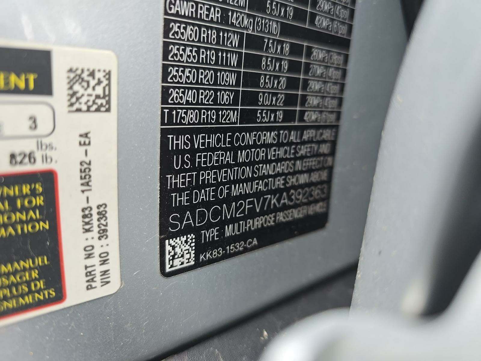 2019 Jaguar F-PACE S AWD