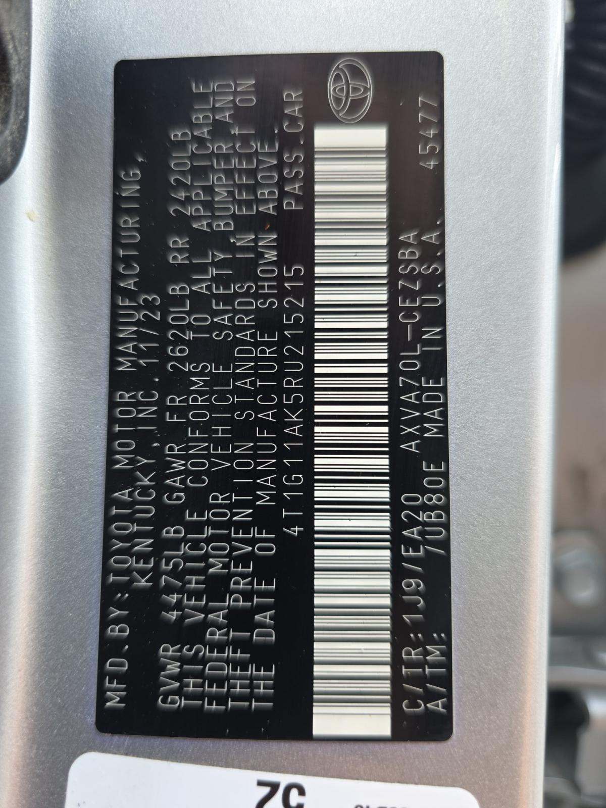 2024 Toyota Camry SE FWD