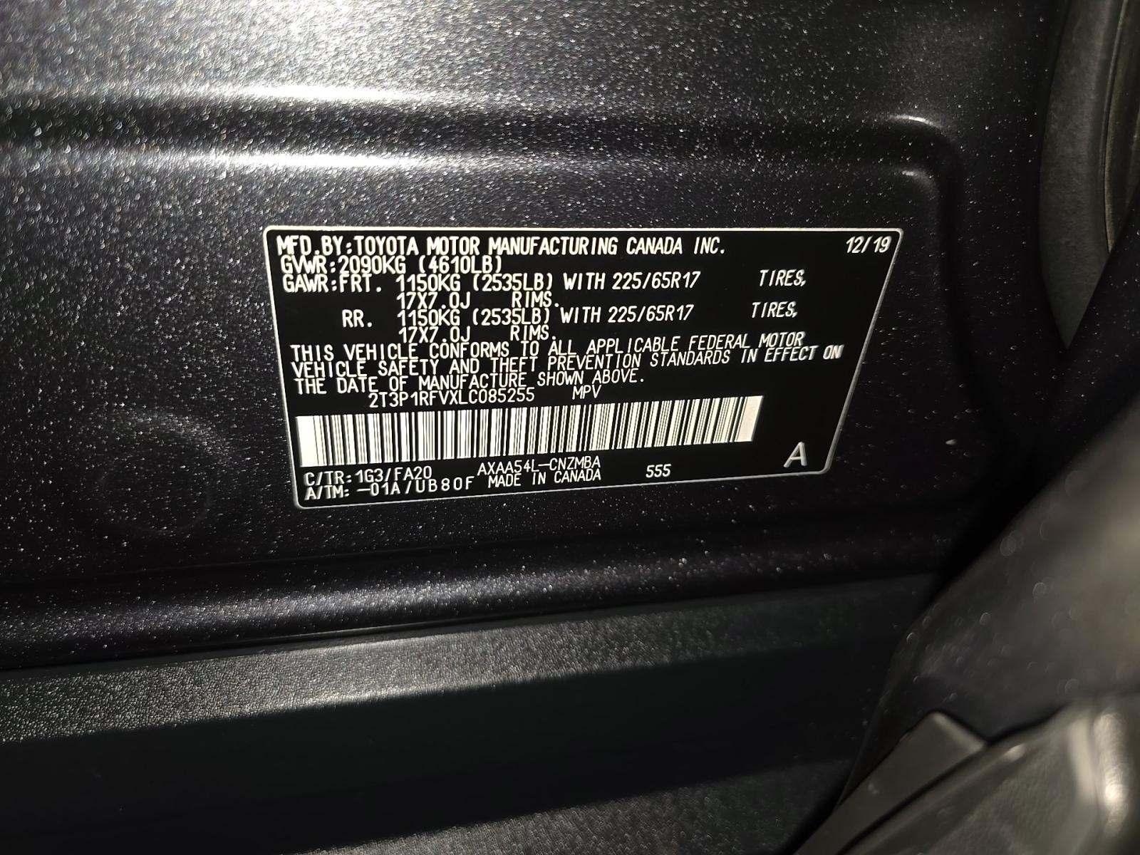 2020 Toyota RAV4 XLE AWD