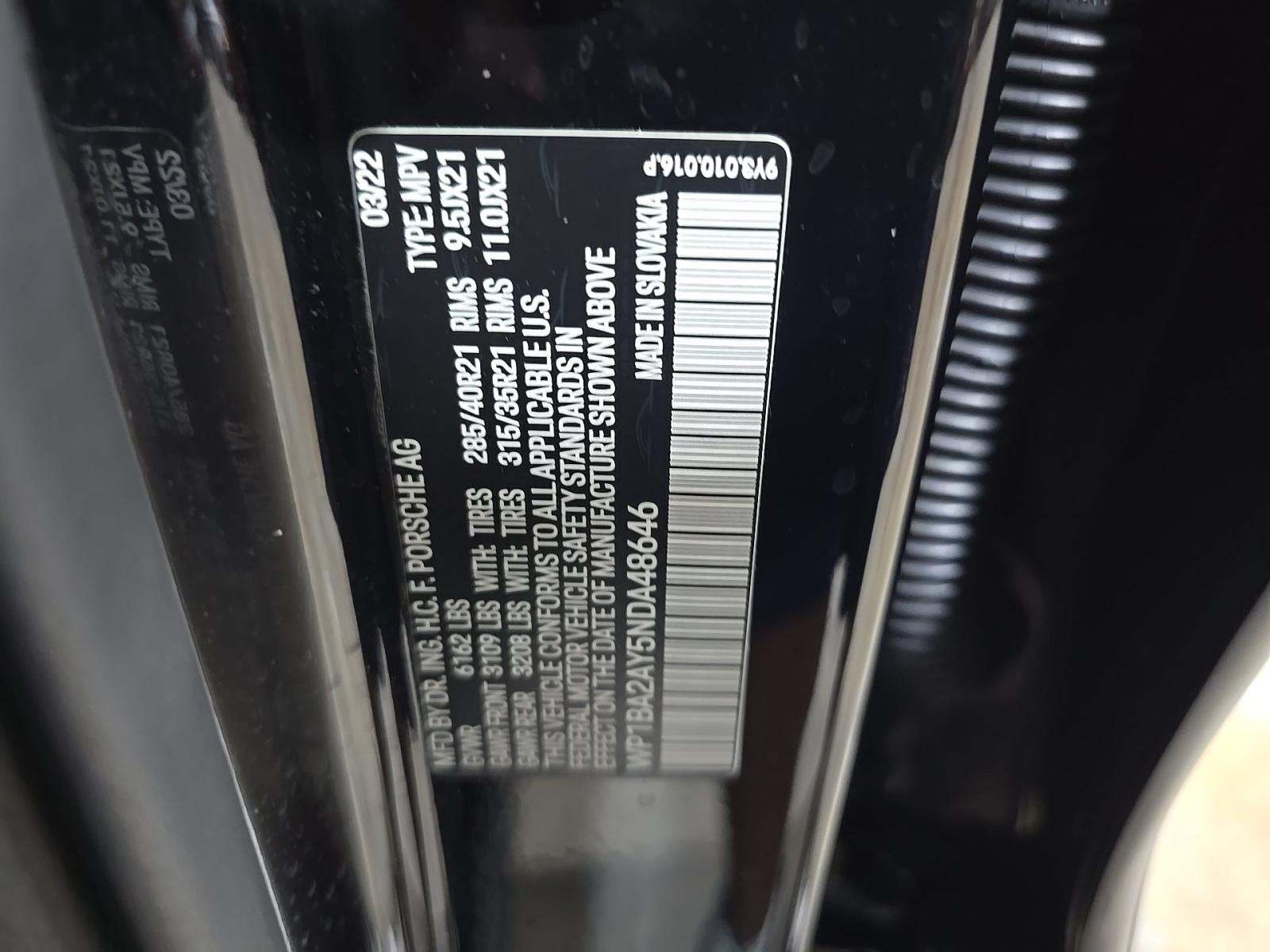 2022 Porsche Cayenne Base AWD