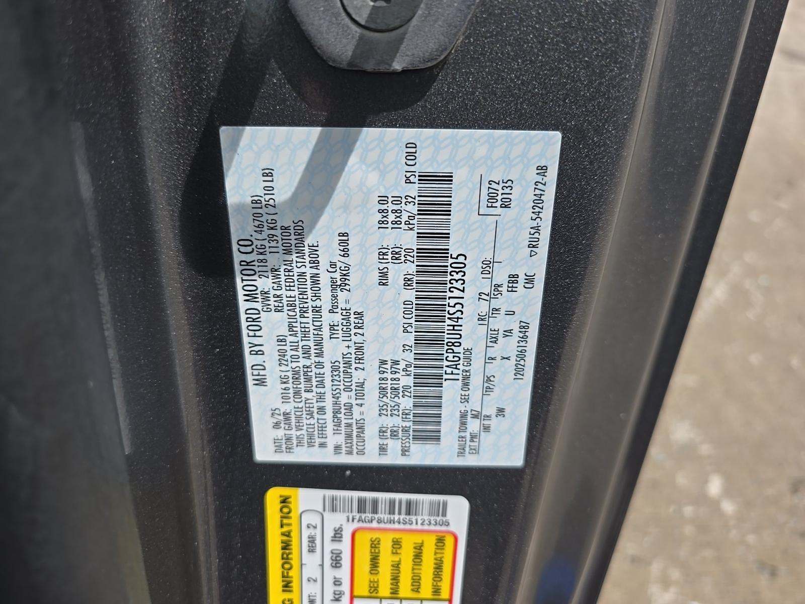 2025 Ford Mustang EcoBoost Premium RWD
