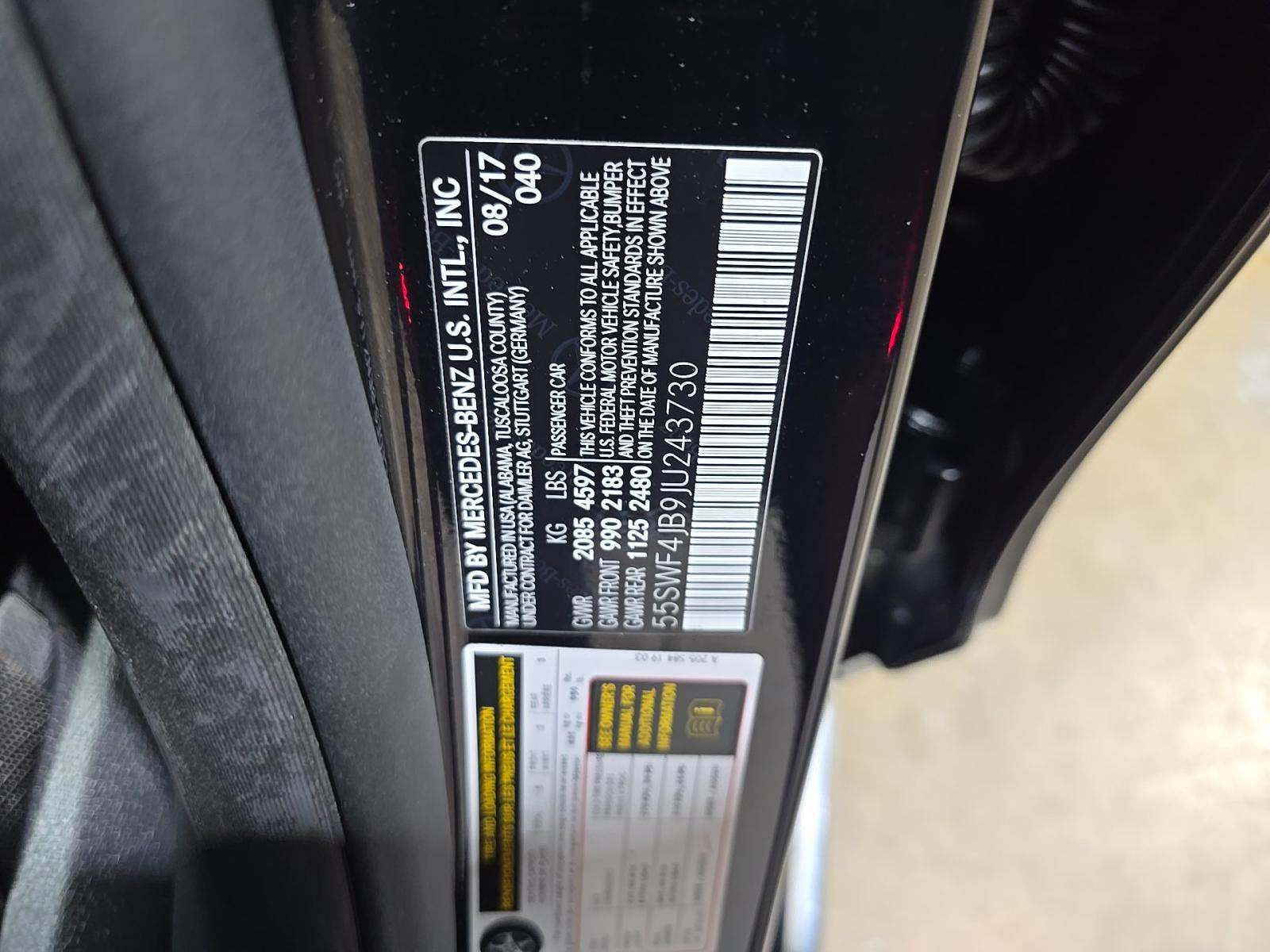 2018 Mercedes-Benz C-Class C 300 RWD