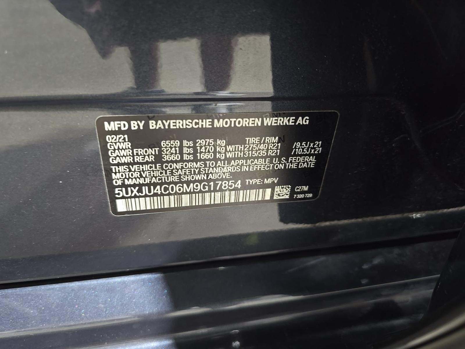 2021 BMW X5 M50i AWD