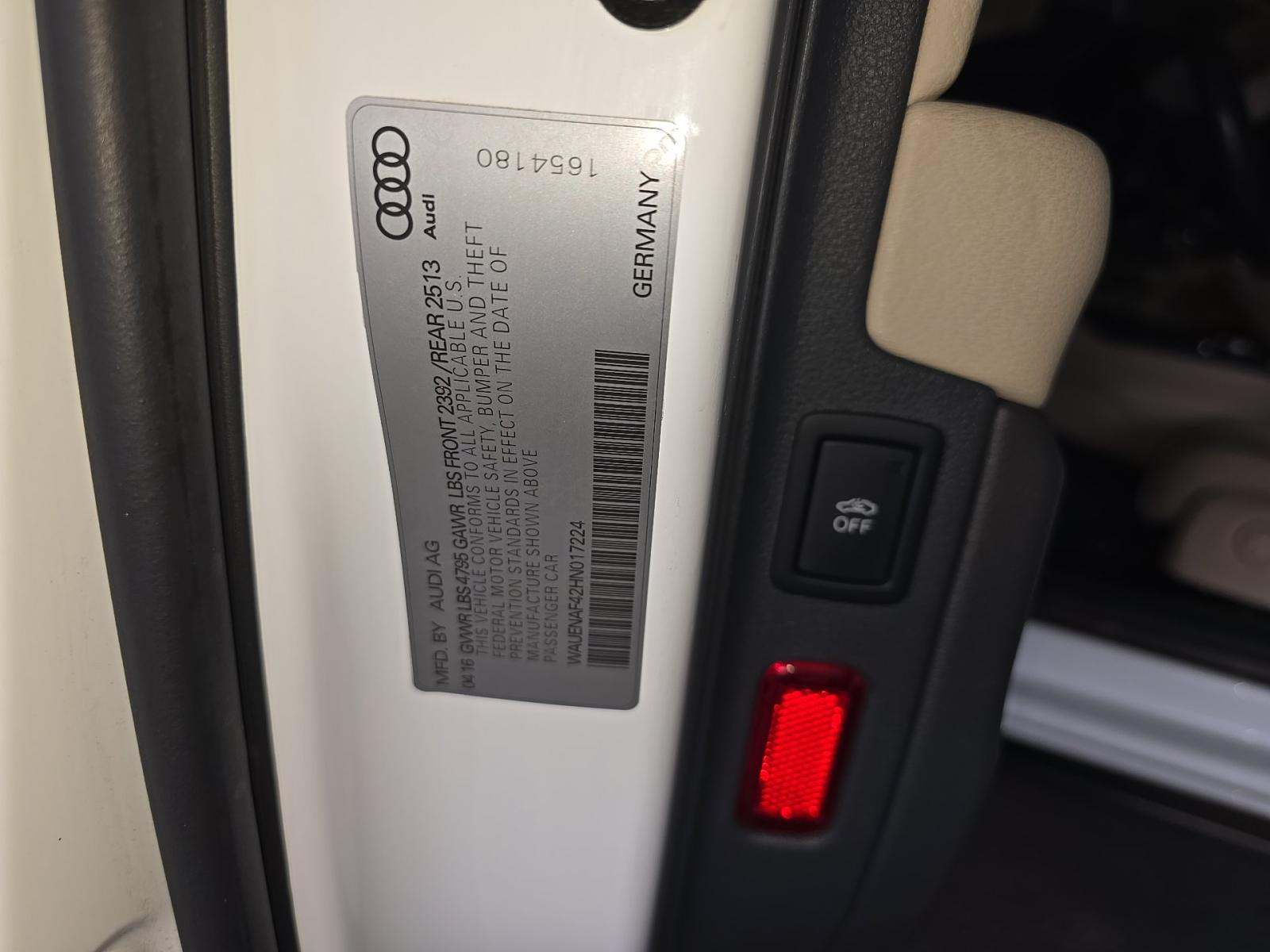 2017 Audi A4 Premium Plus AWD