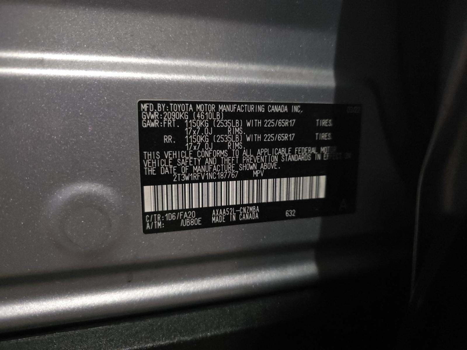2022 Toyota RAV4 XLE FWD
