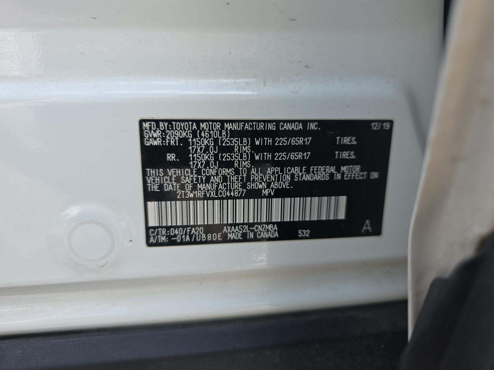 2020 Toyota RAV4 XLE FWD